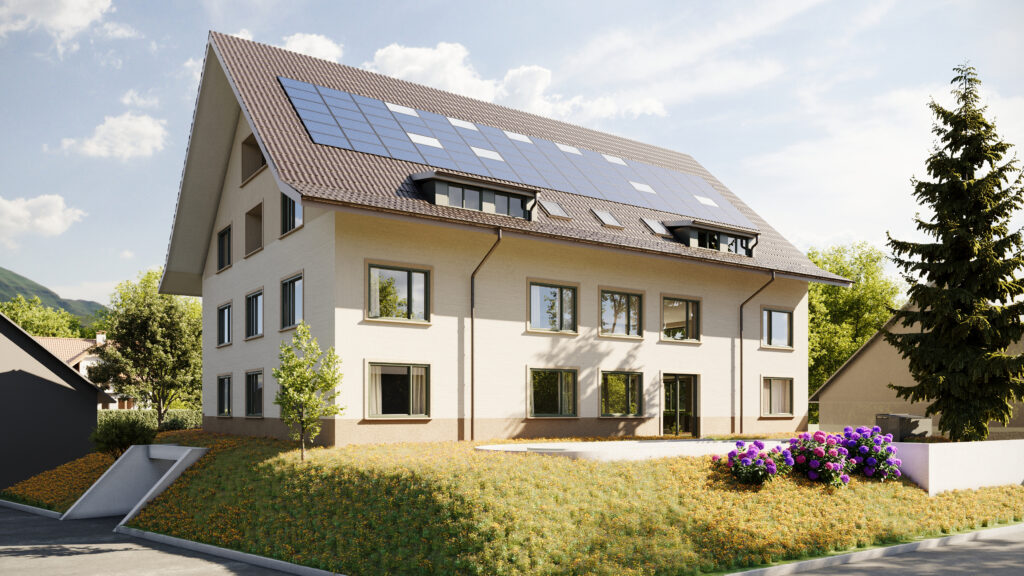 Aussenansicht des Projekts