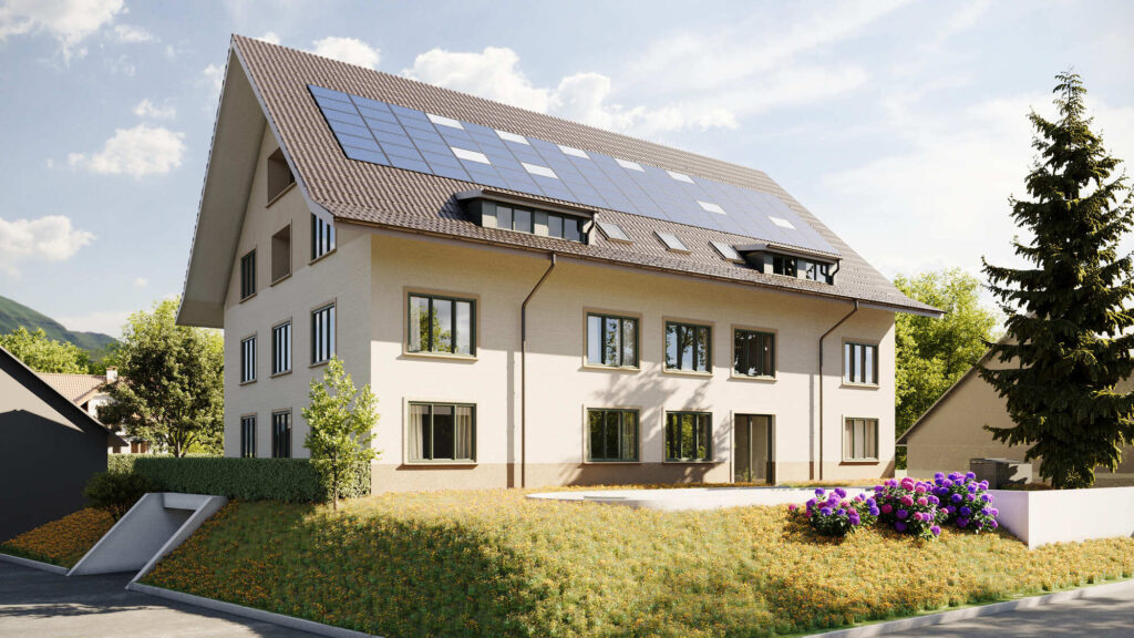 Aussenansicht des Projekts